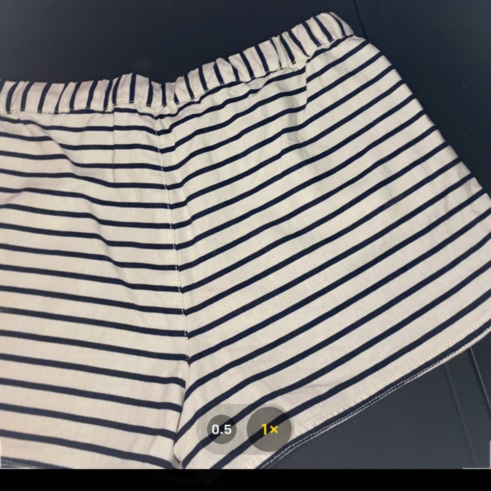 J.Crew linen blend striped drawstring shorts M - Picture 4 of 12